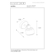 Kinkiet black spot BJORN 77979/01/30 Lucide